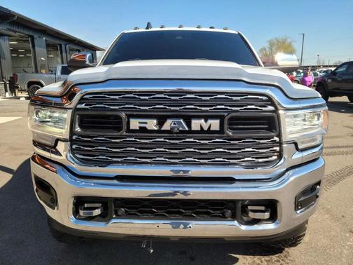 White 2020 RAM 3500 Limited Crew Cab 4x4 8' Box