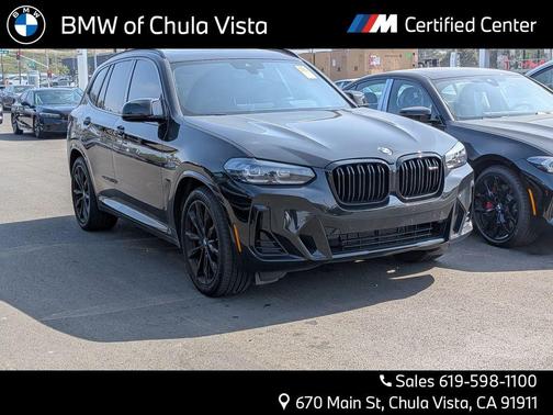 Black Sapphire Metallic 2023 BMW X3 M40i