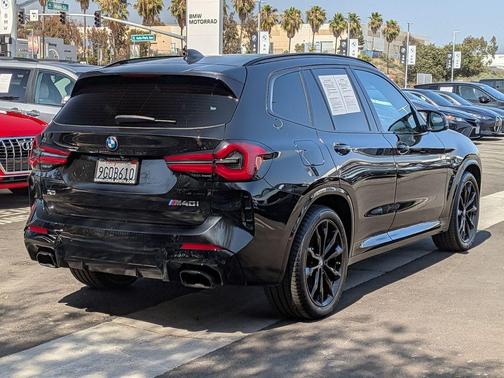 Black Sapphire Metallic 2023 BMW X3 M40i