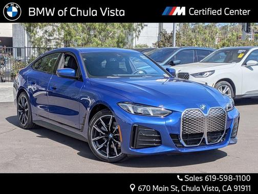 Portimao Blue Metallic 2026 BMW i4 Gran Coupe eDrive40