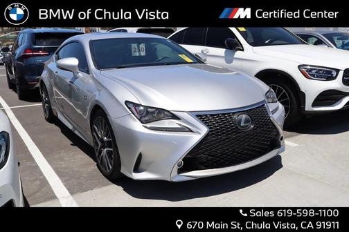 Silver 2017 Lexus RC 350 Base