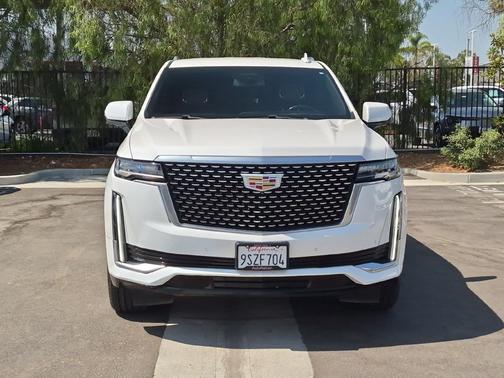 Crystal White Tricoat 2021 Cadillac Escalade ESV Luxury