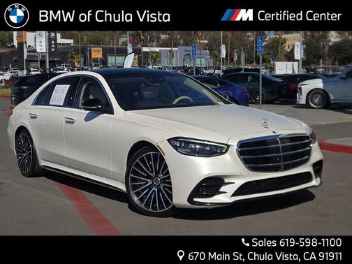 White 2022 Mercedes-Benz S-Class S 500