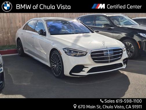 White 2022 Mercedes-Benz S-Class S 500