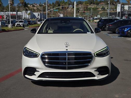 White 2022 Mercedes-Benz S-Class S 500