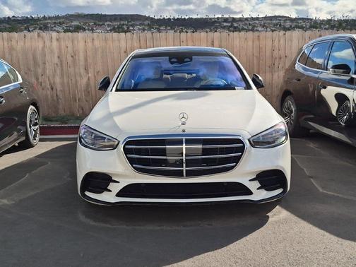 White 2022 Mercedes-Benz S-Class S 500