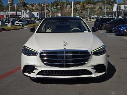 White 2022 Mercedes-Benz S-Class S 500