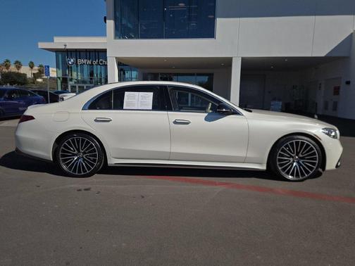 White 2022 Mercedes-Benz S-Class S 500