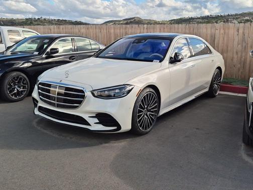 White 2022 Mercedes-Benz S-Class S 500
