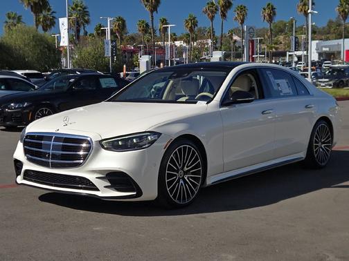 White 2022 Mercedes-Benz S-Class S 500
