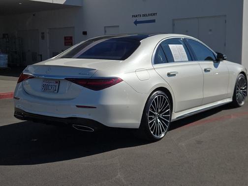 White 2022 Mercedes-Benz S-Class S 500