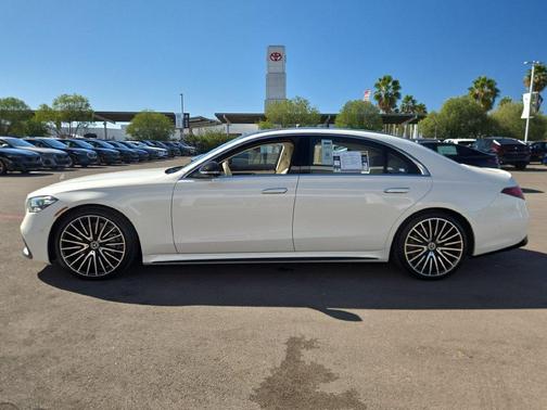 White 2022 Mercedes-Benz S-Class S 500