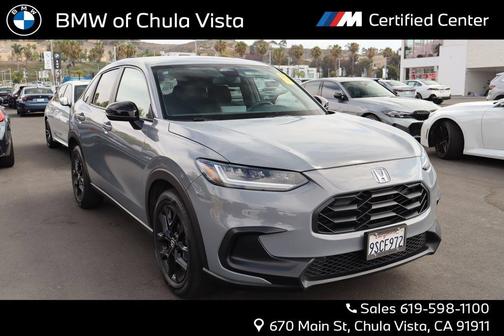 Gray 2025 Honda HR-V Sport