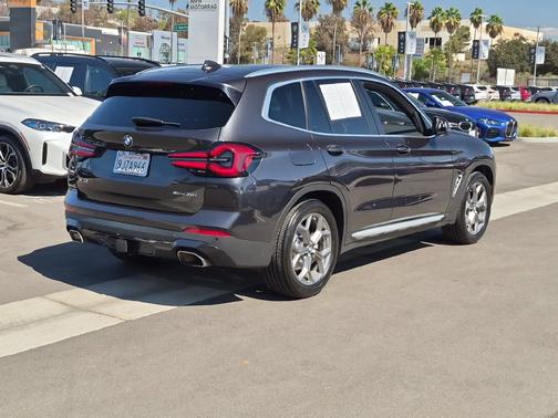 Dark Graphite Metallic 2023 BMW X3 xDrive30i