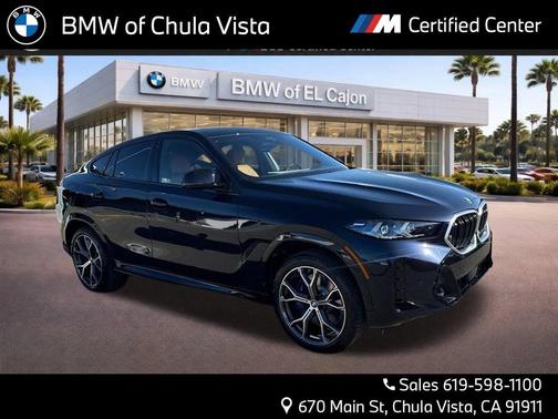 Carbon Black Metallic 2026 BMW X6 M60i