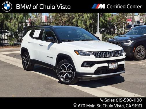 Bright White Clearcoat 2025 Jeep Compass Limited