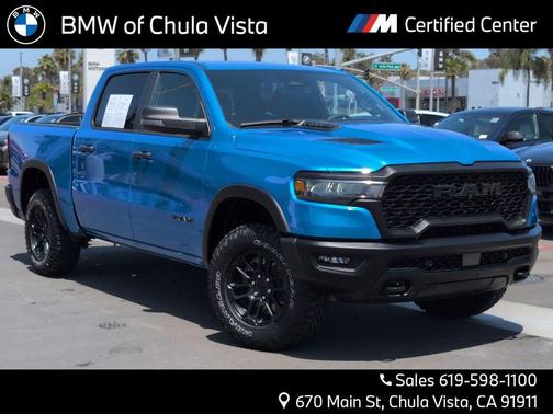 Hydro Blue Pearlcoat 2025 RAM 1500 Rebel
