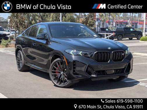 Black Sapphire Metallic 2026 BMW X6 M60i