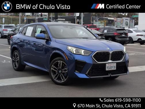 Blue Metallic 2025 BMW X2 xDrive28i