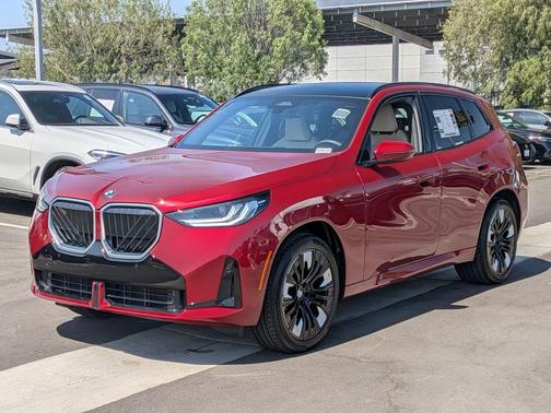 Red Metallic 2025 BMW X3 30 xDrive