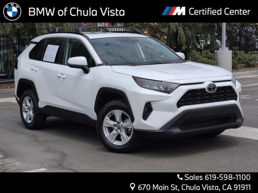 Super White 2021 Toyota RAV4 XLE
