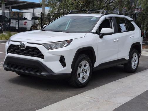 Super White 2021 Toyota RAV4 XLE