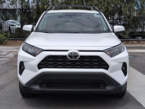 Super White 2021 Toyota RAV4 XLE