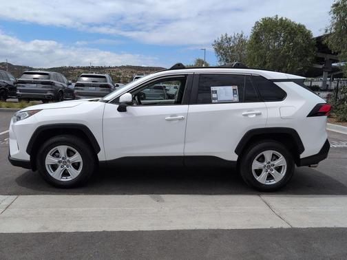 Super White 2021 Toyota RAV4 XLE