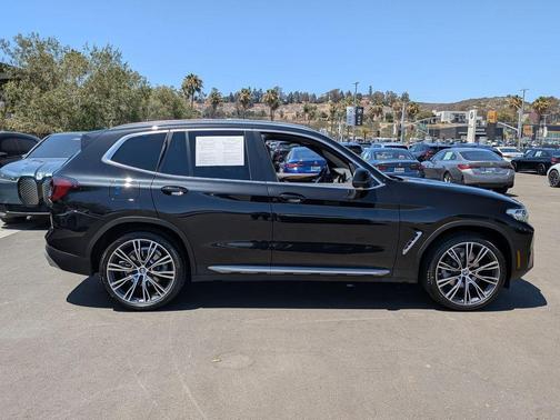 Black Sapphire Metallic 2023 BMW X3 sDrive30i