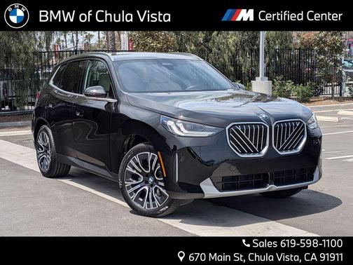 Black Sapphire Metallic 2026 BMW X3 30 xDrive
