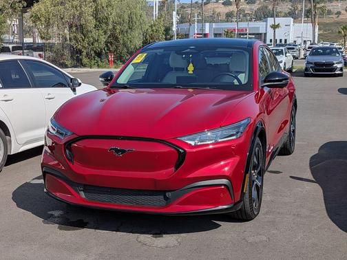 Red Metallic 2022 Ford Mustang Mach-E Premium