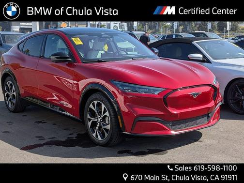 Red Metallic 2022 Ford Mustang Mach-E Premium