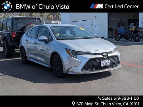 Blue 2022 Toyota Corolla LE