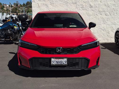 Red 2025 Honda Civic Sport