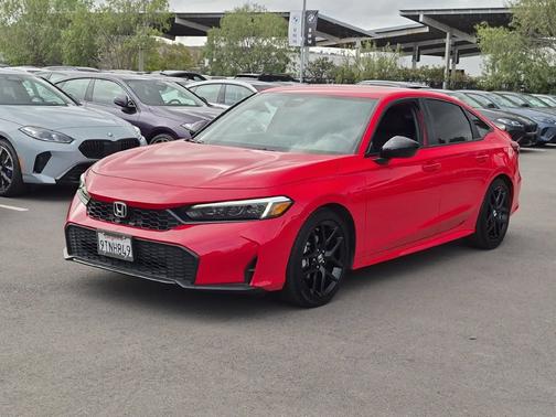 Red 2025 Honda Civic Sport