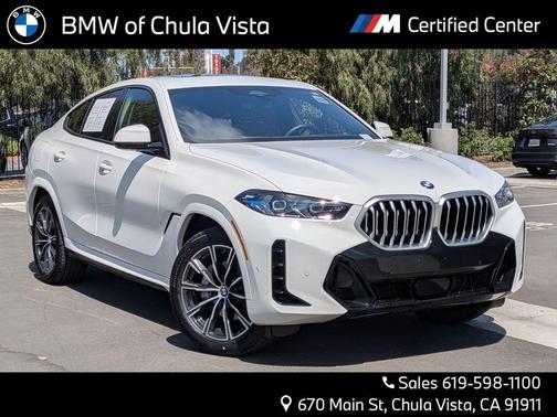 Alpine White 2026 BMW X6 xDrive40i