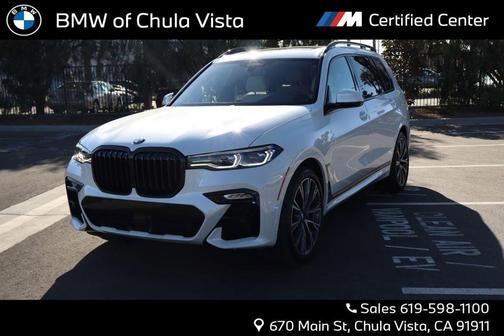 Mineral White Metallic 2022 BMW X7 M50i