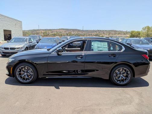 Jet Black 2026 BMW 330 i NA
