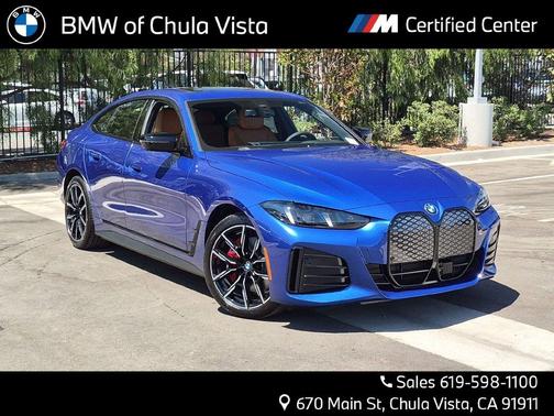 Portimao Blue Metallic 2026 BMW i4 Gran Coupe xDrive40