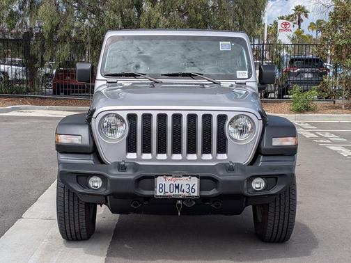 Billet Silver Metallic Clearcoat 2019 Jeep Wrangler Unlimited Sport