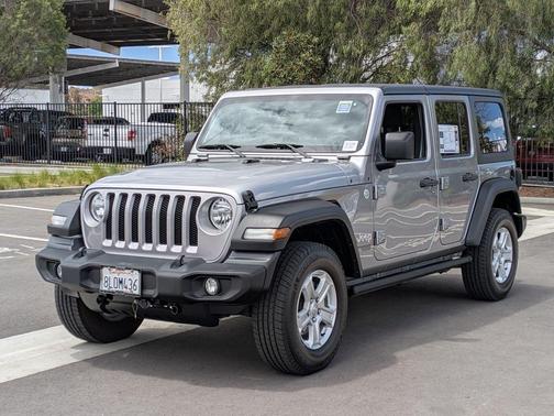 Billet Silver Metallic Clearcoat 2019 Jeep Wrangler Unlimited Sport