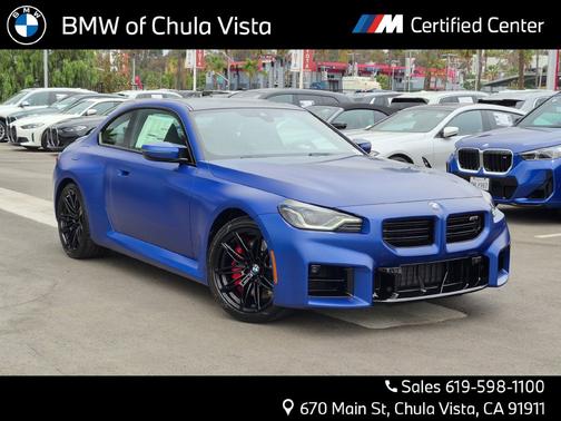 Frozen Portimao Blue II Metallic 2026 BMW M2 Base