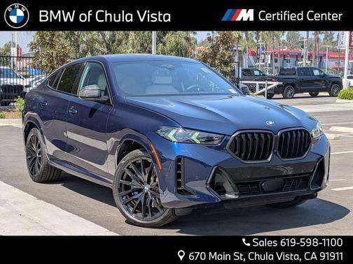 Tanzanite Blue II Metallic 2026 BMW X6 xDrive40i