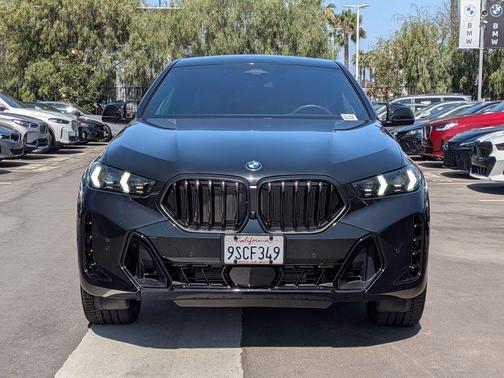 Black Sapphire Metallic 2025 BMW X6 xDrive40i