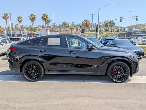 Black Sapphire Metallic 2025 BMW X6 xDrive40i