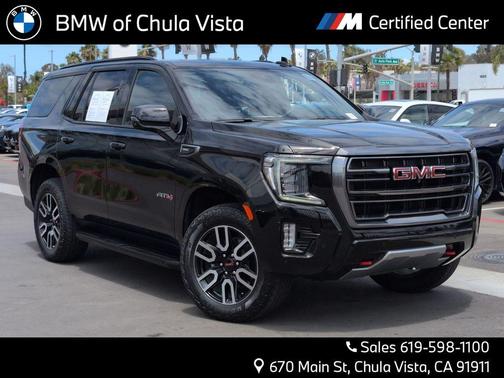 Onyx Black 2024 GMC Yukon AT4