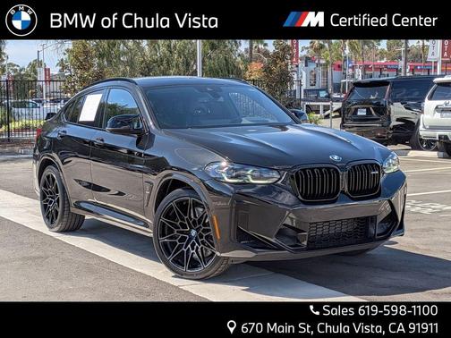 Black Sapphire Metallic 2024 BMW X4 M AWD