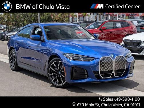 Portimao Blue Metallic 2026 BMW i4 Gran Coupe eDrive40