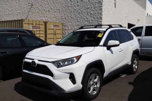 Super White 2021 Toyota RAV4 XLE