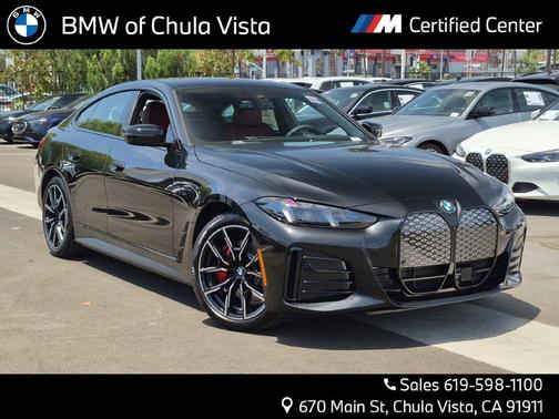 Black Sapphire Metallic 2026 BMW i4 Gran Coupe xDrive40